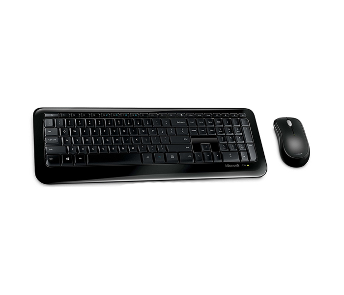 Microsoft  Wireless Desktop KeyBoard and Mouse - Black - Zoom Image 1