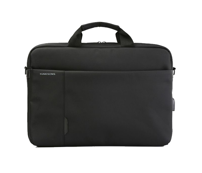 Kingsons K9008W Smart 15.6-inch Shoulder Bag with USB Port - Black - Zoom Image 5