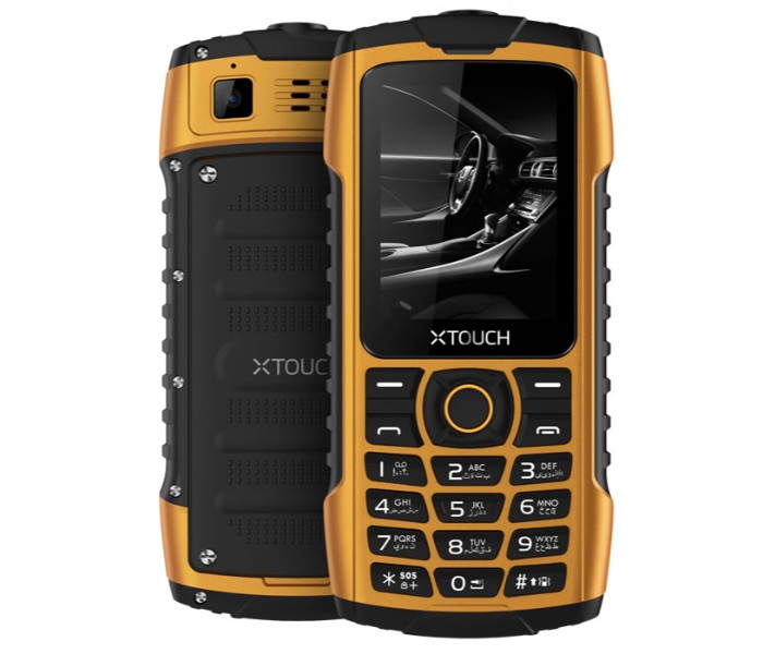 Xtouch Xbot swimmer Original and Unique Swimmer Design Dual Sim Feature Phone Flame Yellow - Zoom Image 2