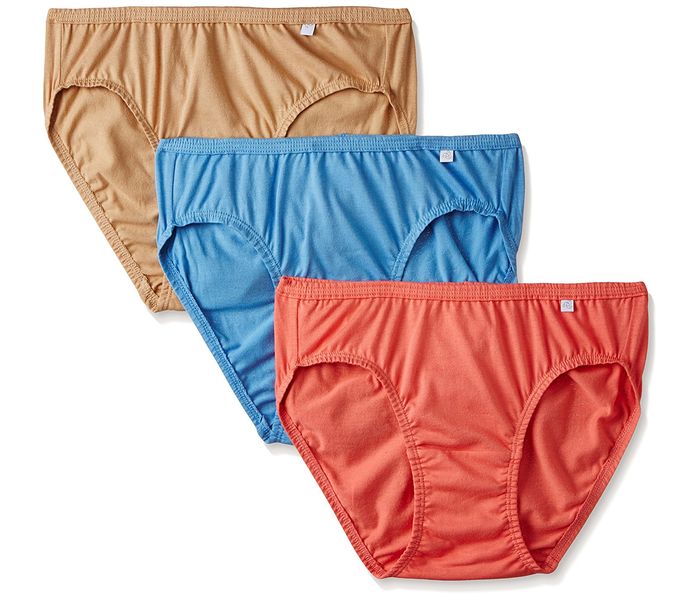 Jockey 1410-0310 Simple Comfort Bikni Plain, Light Assorted/M - 3 Pieces Pack - Zoom Image