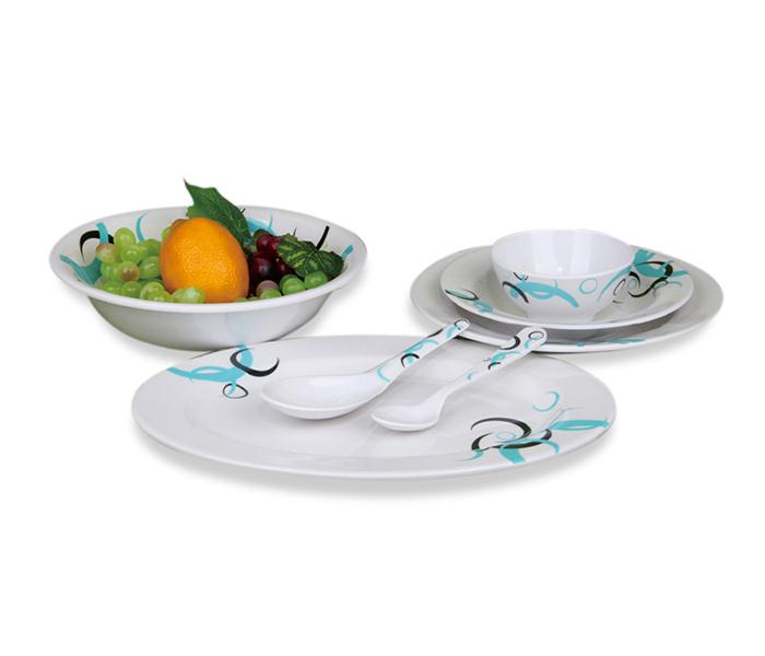 Royalford RF6722 Melamine Ware Dinner Set - 27 Pieces - Zoom Image 4