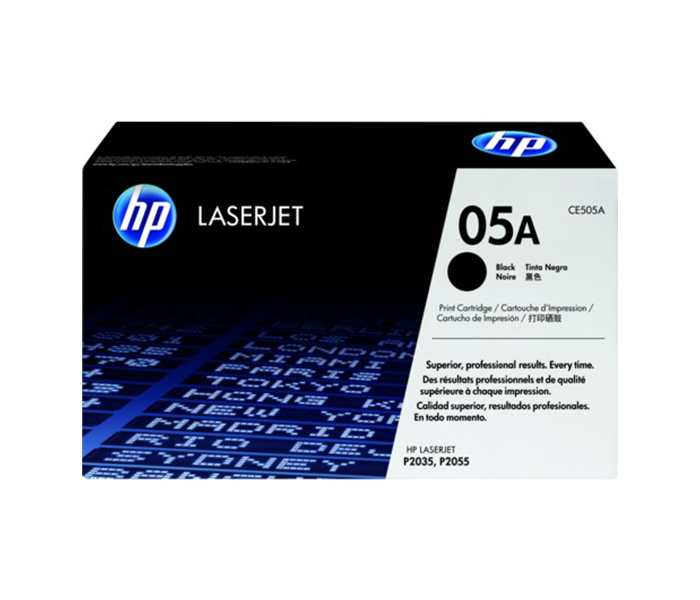 HP-CE505A LaserJet Toner Cartridge (05A) - Black - Zoom Image