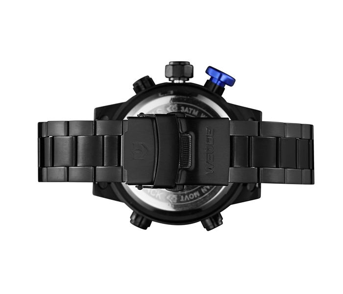 Weide WH-6402MB Analog and LED Digital Watch Black and Blue - Zoom Image 4