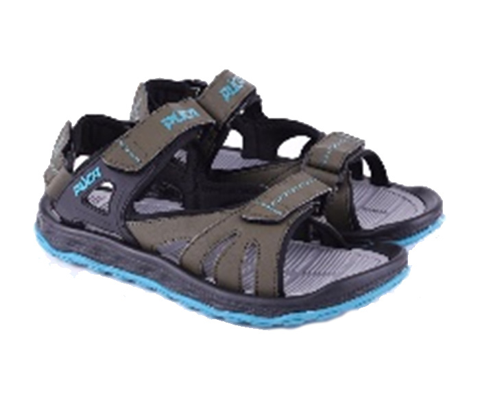 Puca PU17M4160 EU40 Scorpius Sandals for Men - Olive & Sea Green - Zoom Image