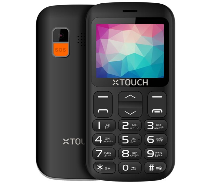 Xtouch SP4 Original and Senior Unique Design Dual Sim Feature Phone Ivory Black - Zoom Image 3