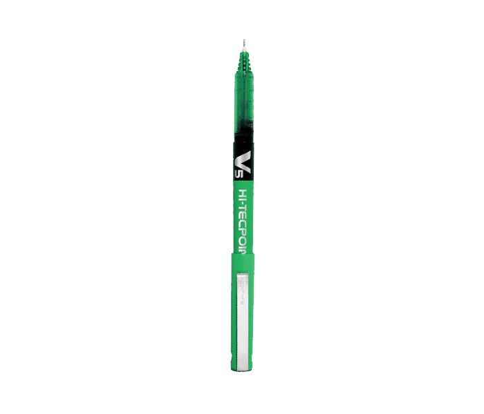 Pilot BX-V5 Hi Tecpoint Rollerball Pen - Green, Pack of 12 - Zoom Image 1