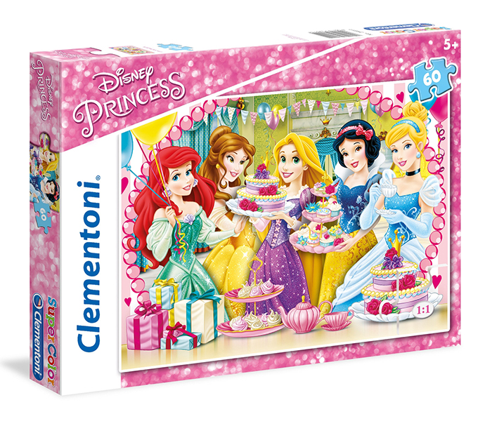 Clementoni 26911 Princess Super Colour Royal Tea Party Children Puzzle - 60 Pieces - Zoom Image 2