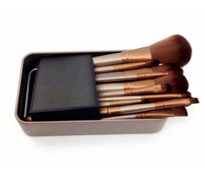 Cosmetic Makeup Beauty Brushes 12 Piece CM015 Beige - Zoom Image 3