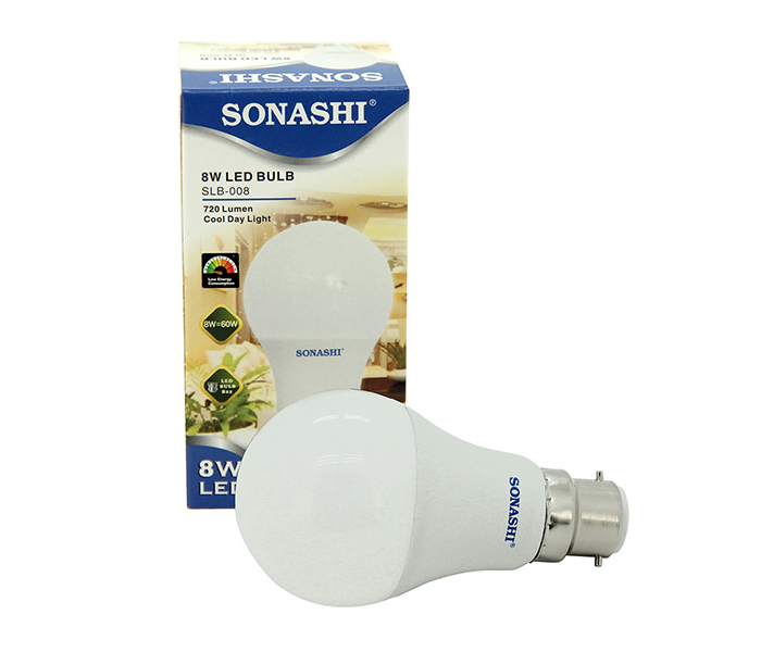 Sonashi SLB-008 8W B22 Pin Type LED Bulb - White - Zoom Image 3