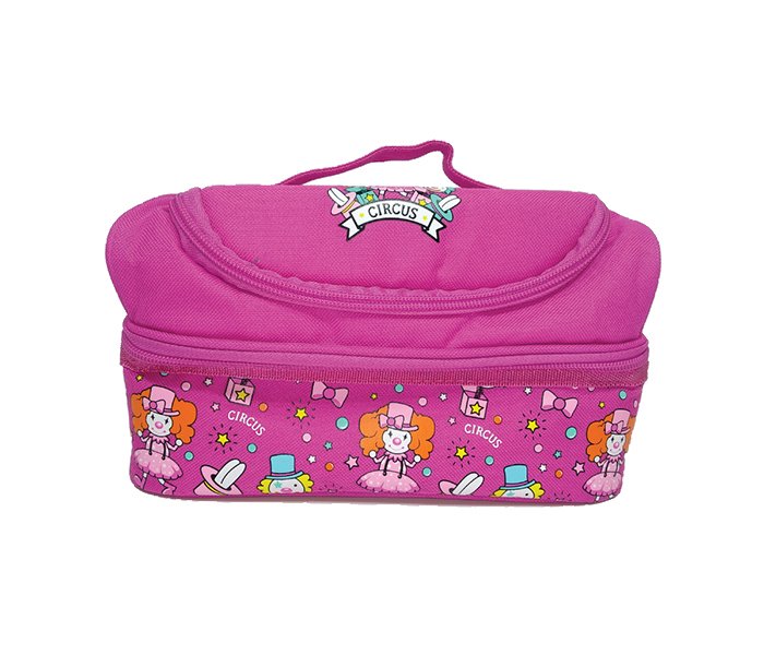 Smily Kiddos SK11004002 Dual Slot Lunch Bag - Pink - Zoom Image 4