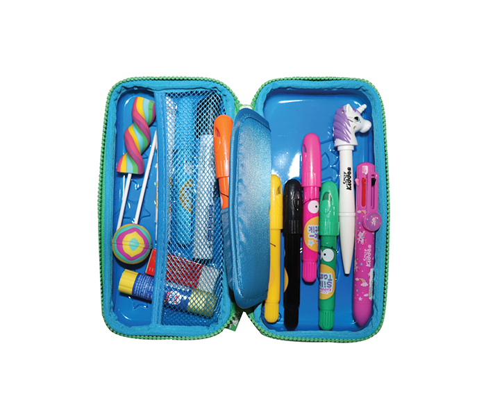 Smily Kiddos SK11001024 PVC Small Pencil Case - Blue - Zoom Image 3