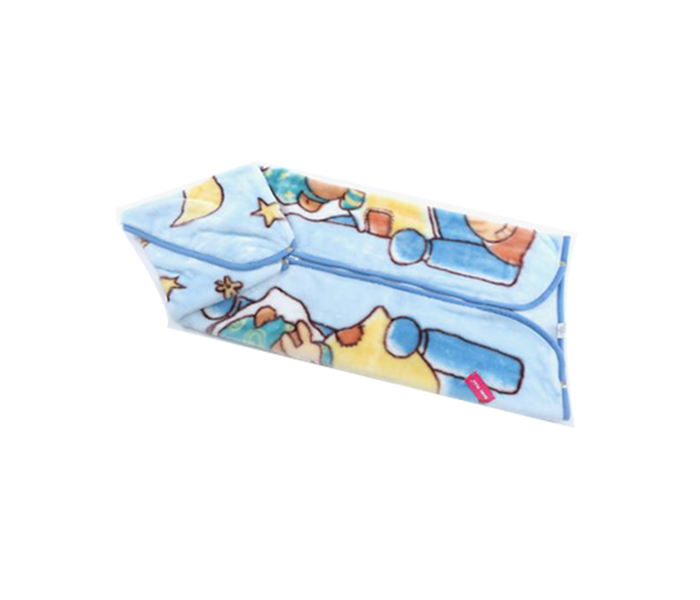 Baby Plus BP2388 Baby Sac with Teddy Print -Blue, 80 x 110 cm - Zoom Image 3