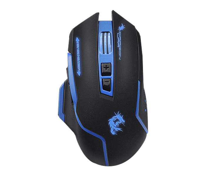 Dragon War G17 Silent 3200 DPI Gaming Mouse - Blue - Zoom Image 2