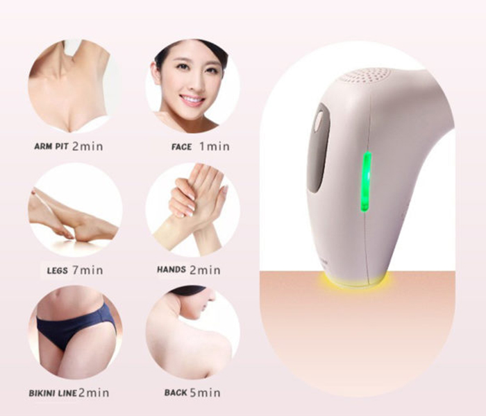 BoSidin D-1176 Intense Pulse Light Laser Hair Remover for Full Body - White - Zoom Image 1