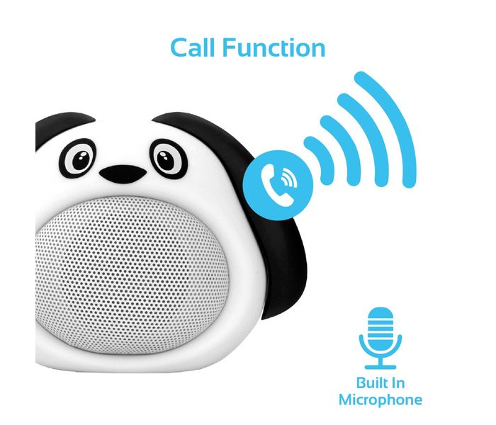 Promate Snoopy Mini High-Definition Wireless Dog Speaker - White - Zoom Image 3