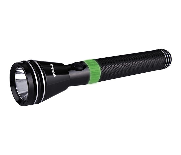 Sonashi SLT-383 Rechargeable LED Torch with Unbreakeable Glass - Black - Zoom Image 6