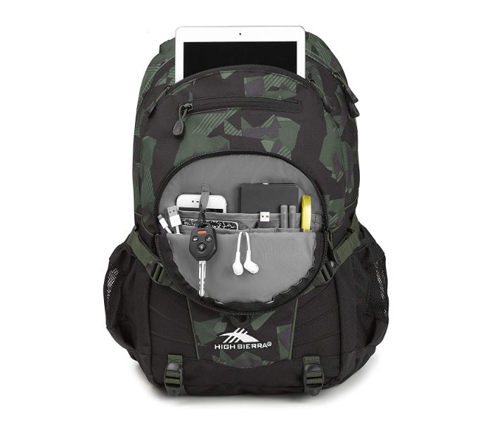 High Sierra HSR104LUG00208 Loop Backpack Green and Black - Zoom Image 2