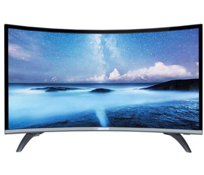 Geepas GLED3212CSHD 32 inch Curved Smart LED TV Black - Zoom Image