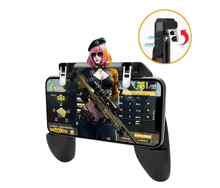 PUBG W10 Mobile Wireless Controller Gamepad Remote Joystick - Zoom Image 3