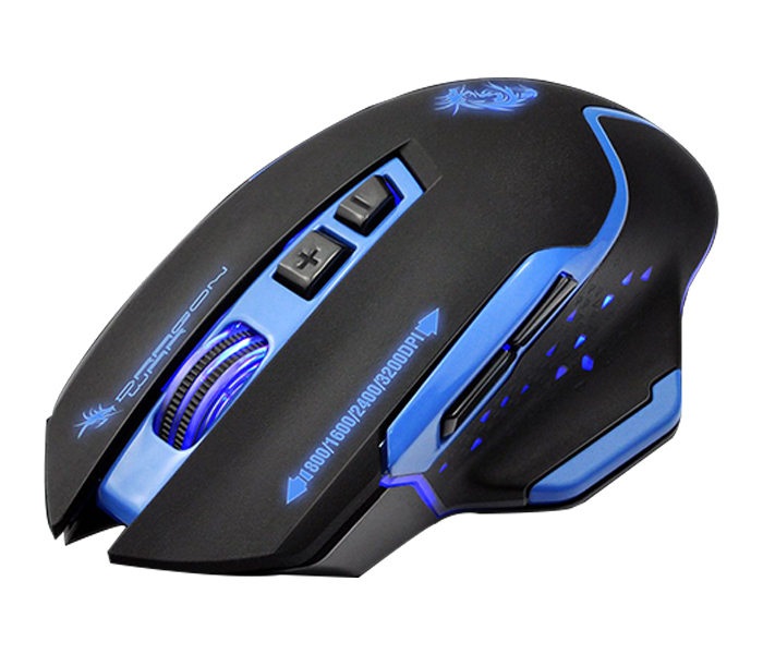 Dragon War G17 Silent 3200 DPI Gaming Mouse - Blue - Zoom Image 3