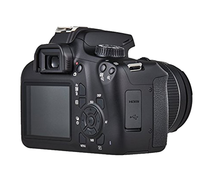 Canon EOS 4000D 18.0 MP DSLR Camera with EF-S 18-55mm III Lens - Black - Zoom Image 5