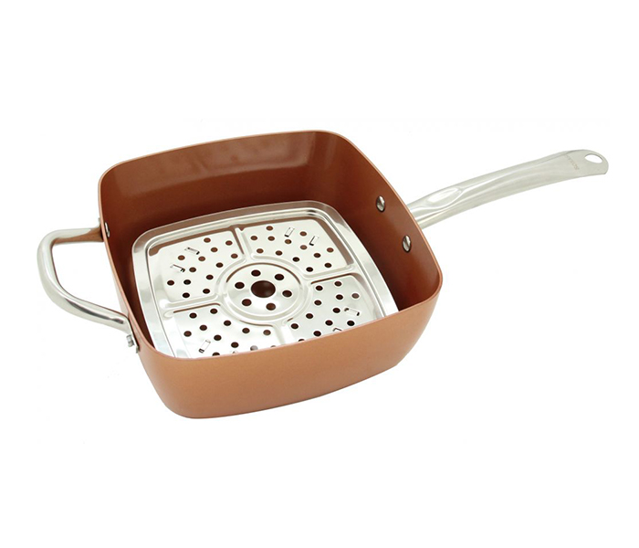 Sonashi SFP-8030 5 In 1 Square Copper Coated Fry Pan - 30cm - Zoom Image 3