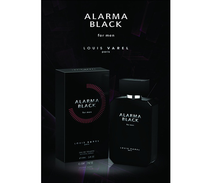 Louis Varel 100ml Alarma Black Eau De Toilette Spray for Men - Zoom Image 1