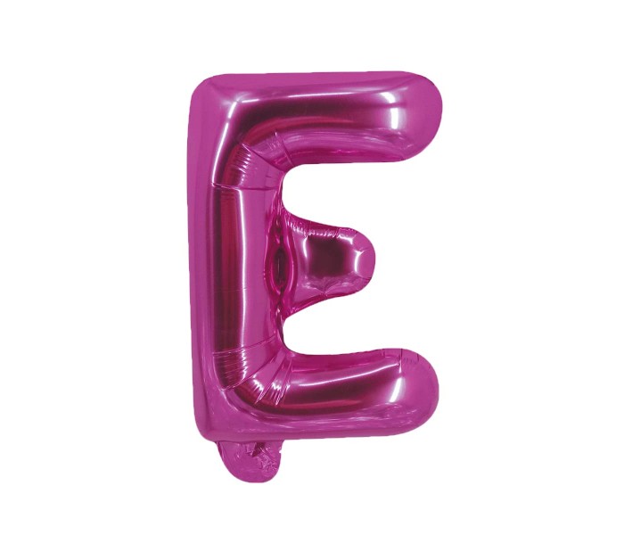 Party Time E-P-803249 Letter E 16 Inch Foil Balloon Pink - Zoom Image