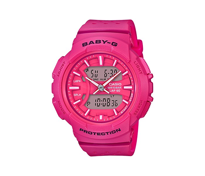 Casio G Shock BGA-240-4A1DR Womens Analog and Digital Watch Pink - Zoom Image