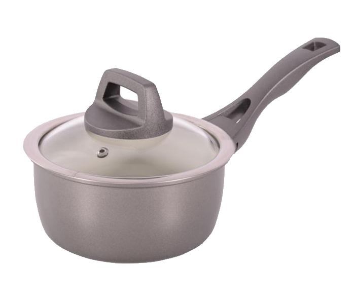 Royalford RF5993 16 cm Platinum Ceramic Coating Induction Based Sauce Pan with Lid - Zoom Image