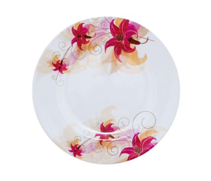 Royalford RF6375 8-inch Melamine Ware Carnation Plate Thai - Zoom Image