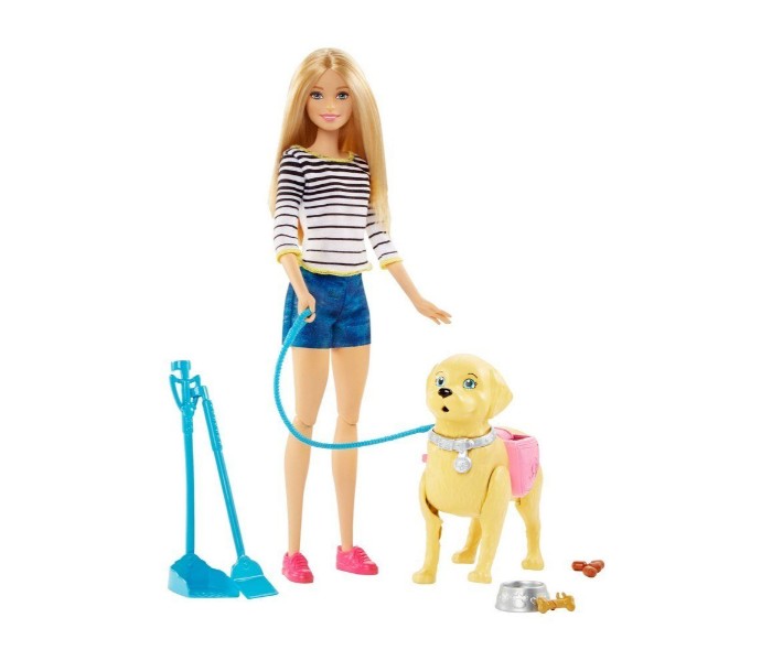 Barbie DWJ68 Walk and Potty Pup Spring Feature Pet Assorted - Zoom Image 3