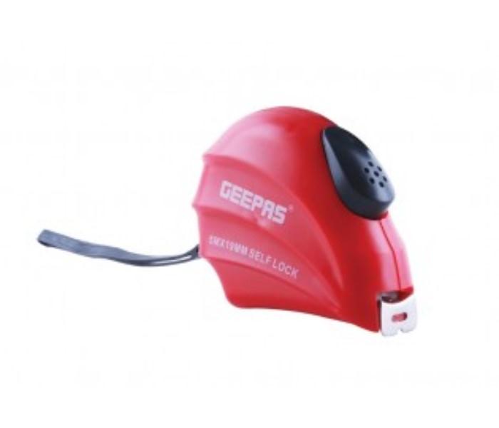 Geepas GT59011 5m x 19mm Measuring Tape Red, Black - Zoom Image