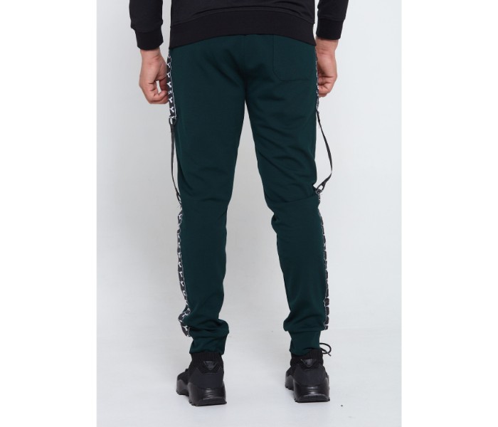 Petro OU10118 Mens Side Strapped Skin Fit Joggers 2XL Green - Zoom Image 2