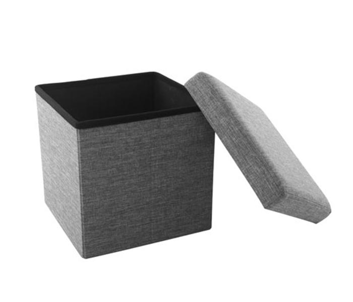 Royalford RF7671 Ottoman Storage Box and Seat - Grey - Zoom Image 2