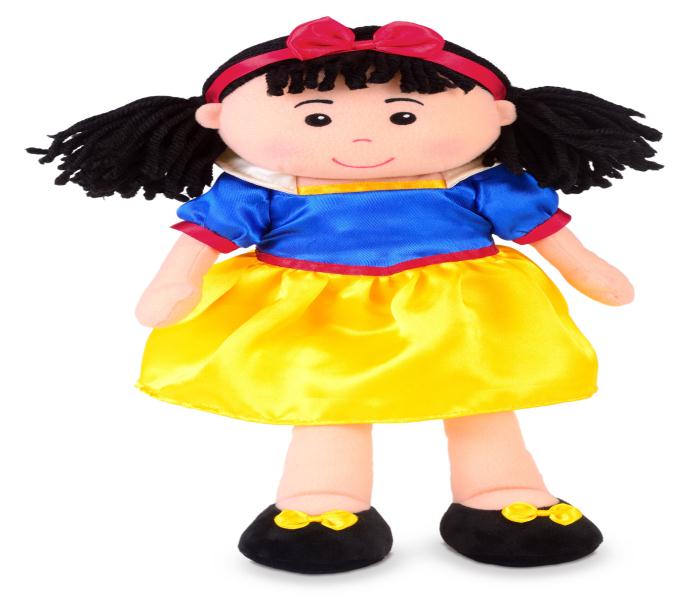 Fiesta Crafts T-2774 Snow White Rag Doll Blue & Yellow - Zoom Image 2