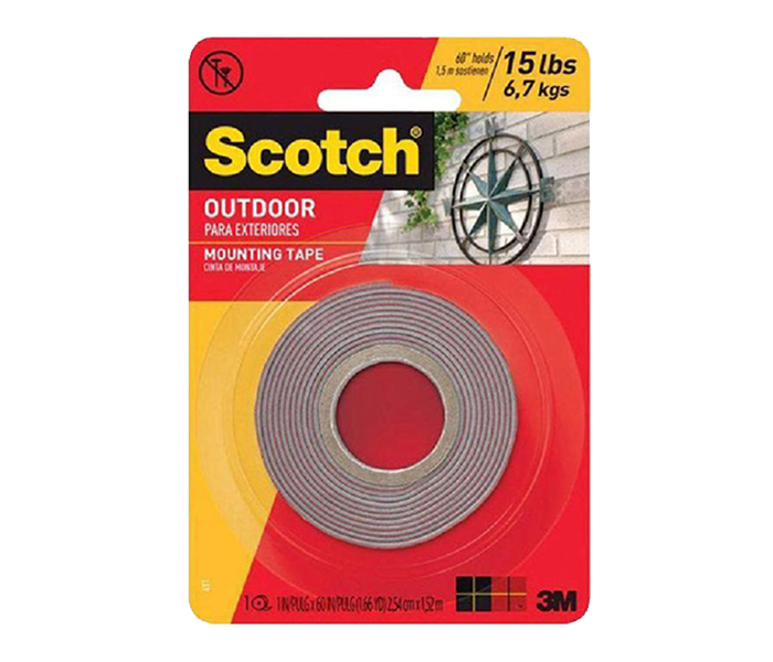 Scotch Outdoor Mounting Tape - Grey - Zoom Image