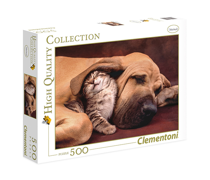 Clementoni 35020 High Quality Collection Fototeca Puppies Adult Puzzle - 500 Pieces - Zoom Image 2