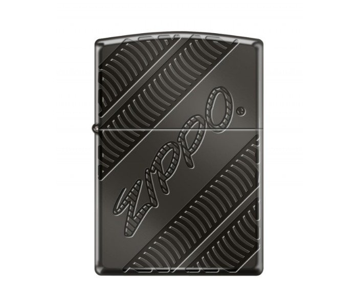 Zippo 24095 AE400415 Ice Coiled Lighter Grey - Zoom Image