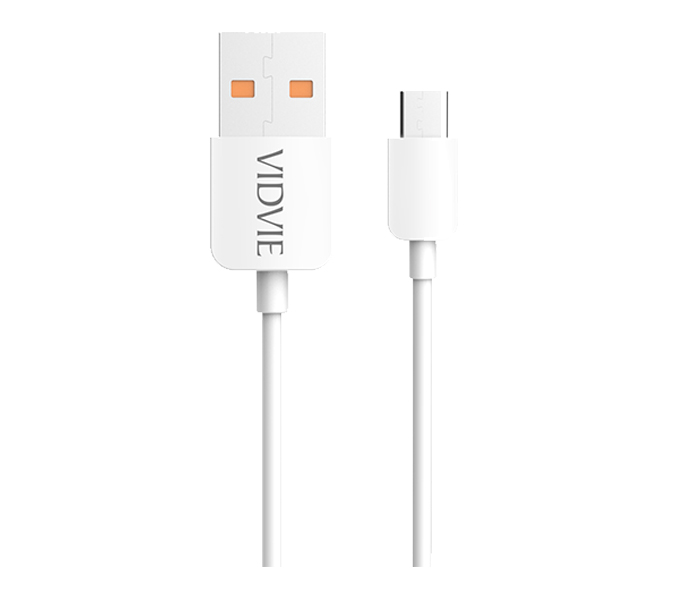 Vidvie CB-412 Data Cable for Smartphone - 2 Meter, White - Zoom Image 4