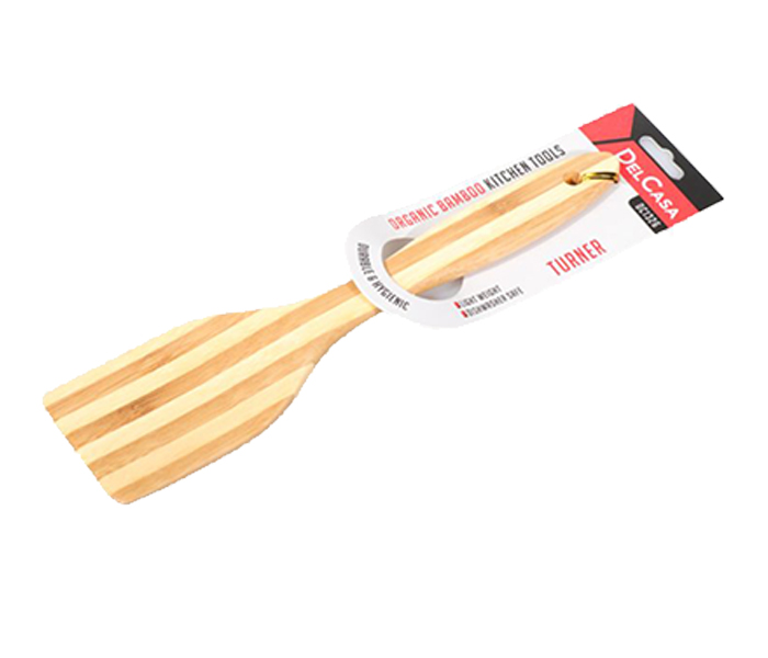 Delcasa DC1327 Bamboo Slotted Turner - Beige - Zoom Image