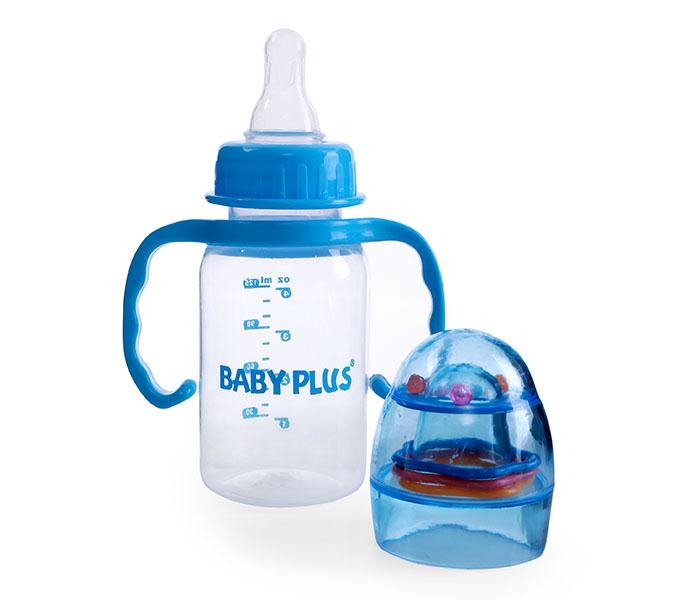 Baby Plus BP7482 125 ml Baby Feeding Bottle - Blue - Zoom Image