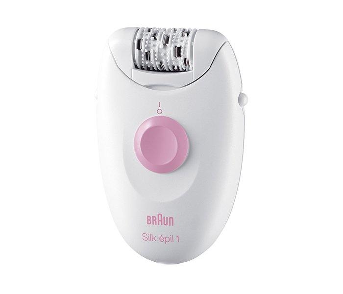 Braun 1170 Silkepil 1 Epilator for Legs, White & Pink - Zoom Image 1