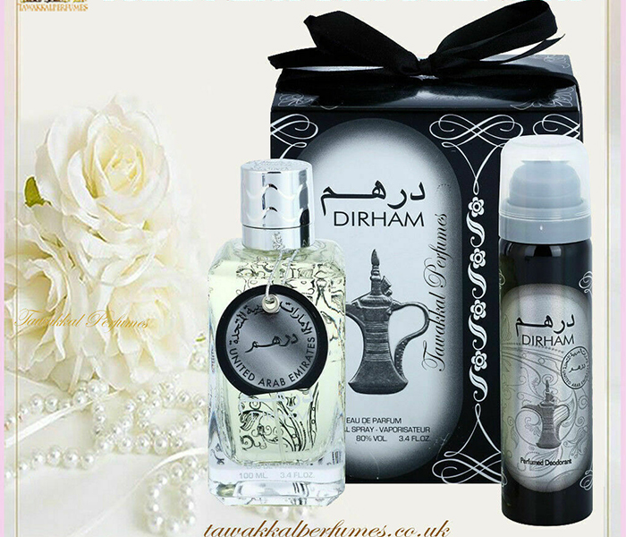 Ard Al Zaafaran 100ml Dirham Eau De Parfum Spray and 50ml Deodorant for Unisex - Zoom Image 2