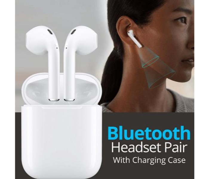 Mini TWS Wireless Bluetooth Stereo Headset with Charging Case MBH54 White - Zoom Image 5