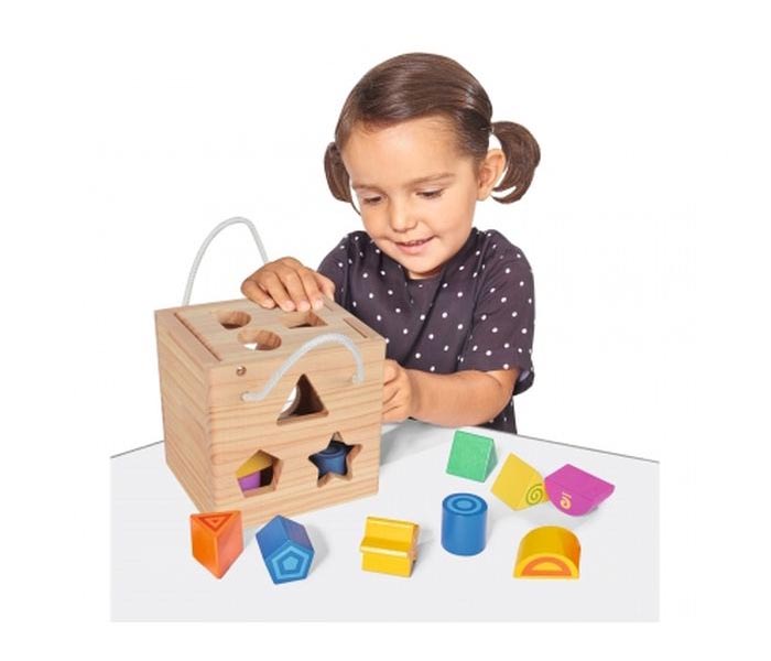 Simba 100002092 Eichhorn Shape Sorting Cube - 13 Pieces - Zoom Image 1