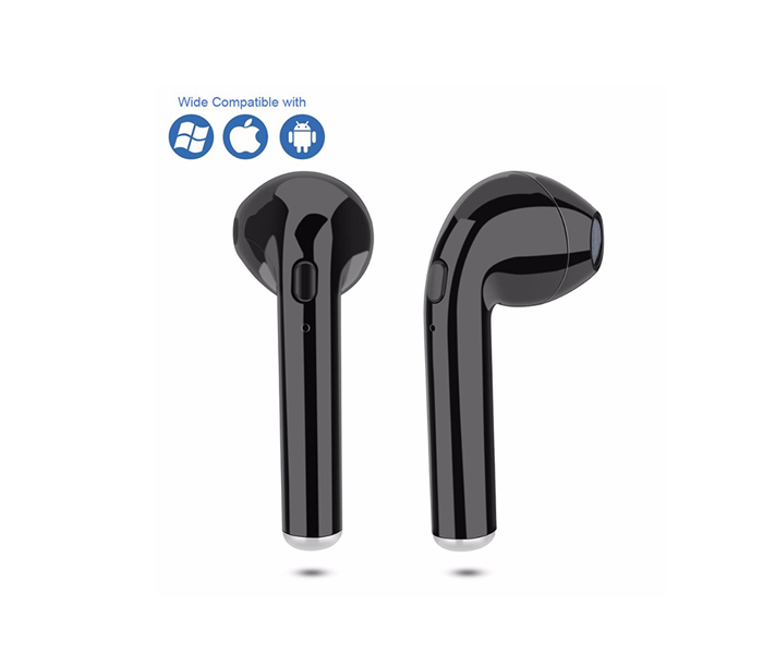  Twin Bluetooth Headset With Power Bank, Black - Zoom Image 1