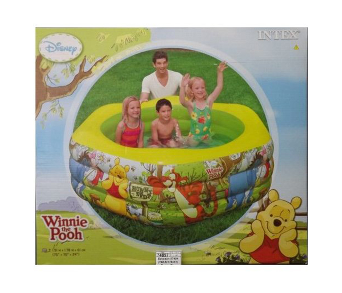 Intex ZX-57494 190 x 178 x 61CM Winnie The Pooh Inflatable Pool - Zoom Image 1