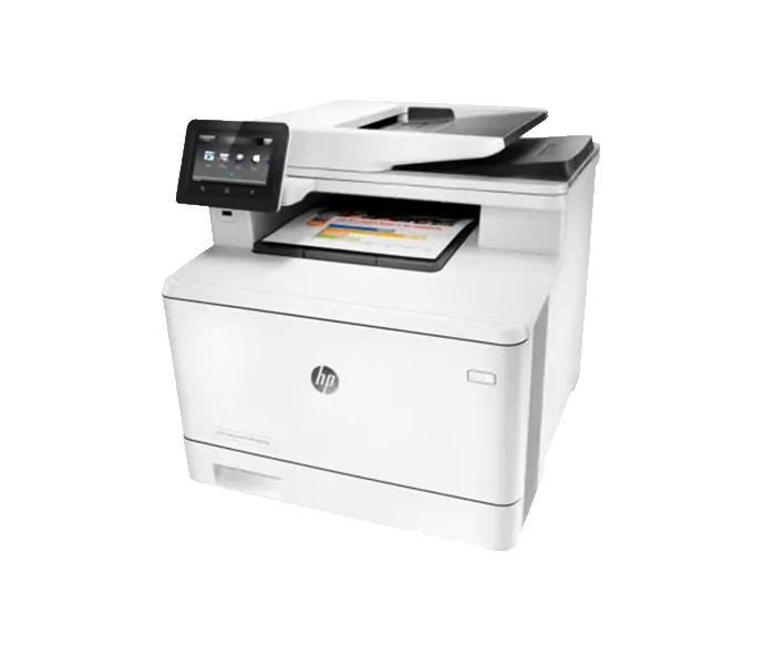 HP M477fdn LaserJet Pro Multifunction Color Printer - White - Zoom Image 1