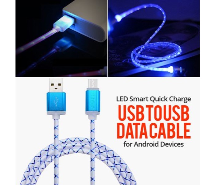 Fashionable LED Smart Quick Charge Micro USB To USB Data Cable For Android Devices, UDC233 Assorted - Zoom Image 2